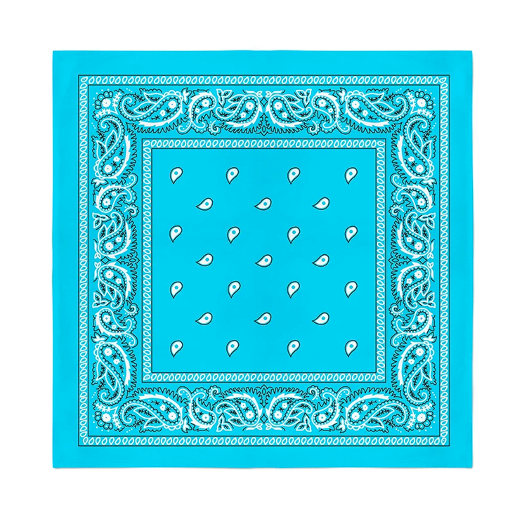 Bandanas Wholesale – Bandana - Unissexo por atacado – Pacote com 12 bandanas de algodão paisley - 56 cm10