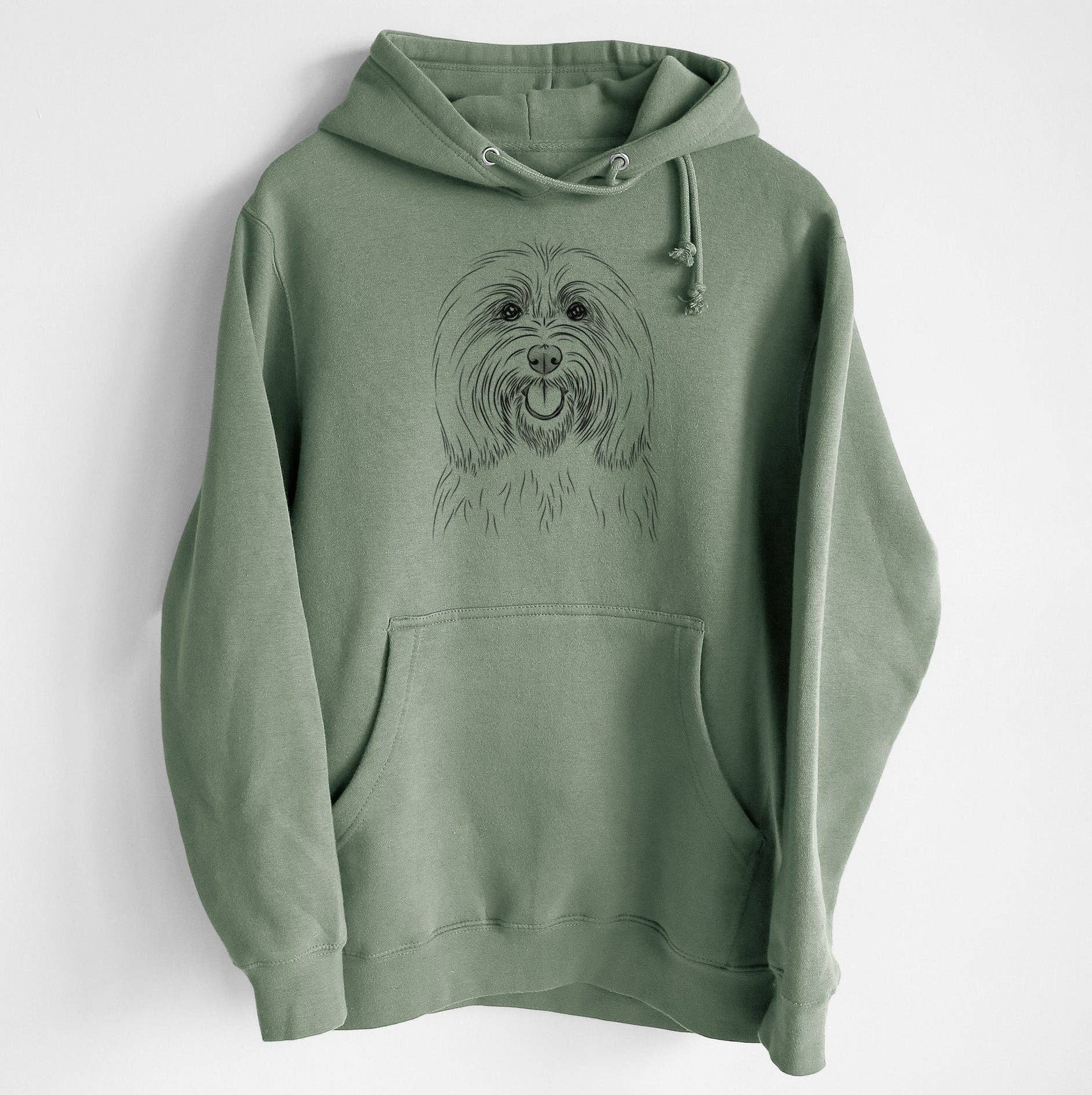 Inkopious - Wholesale Hoodie - Unisex - Claude the Coton de Tulear- Heavyweight Fleece Hoodie1