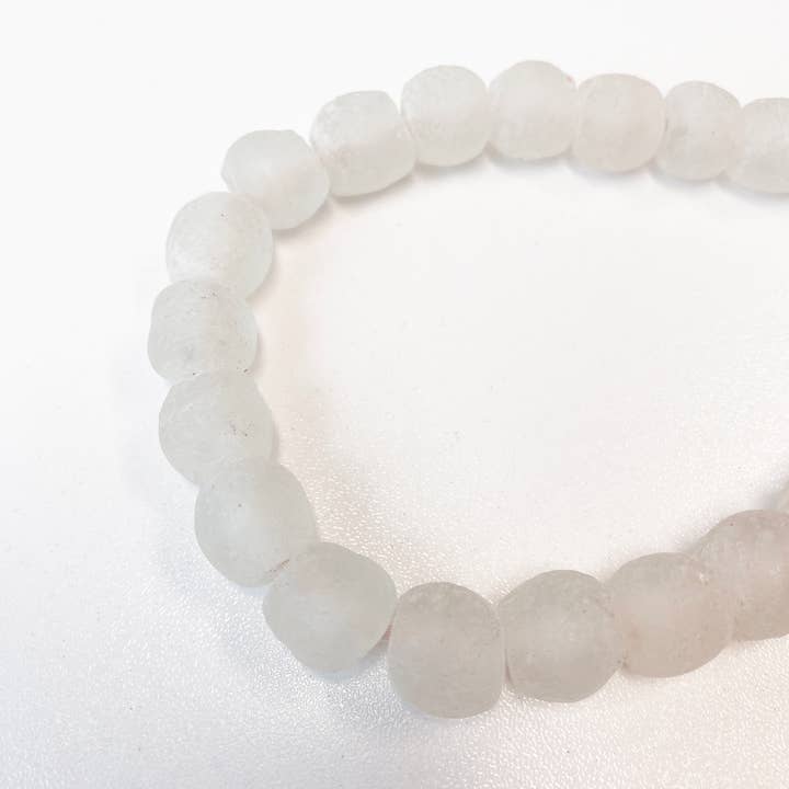 Craft Enterprises - Wholesale Beaded/pearl necklace - Recycled Glass Bead Necklace ~ Small