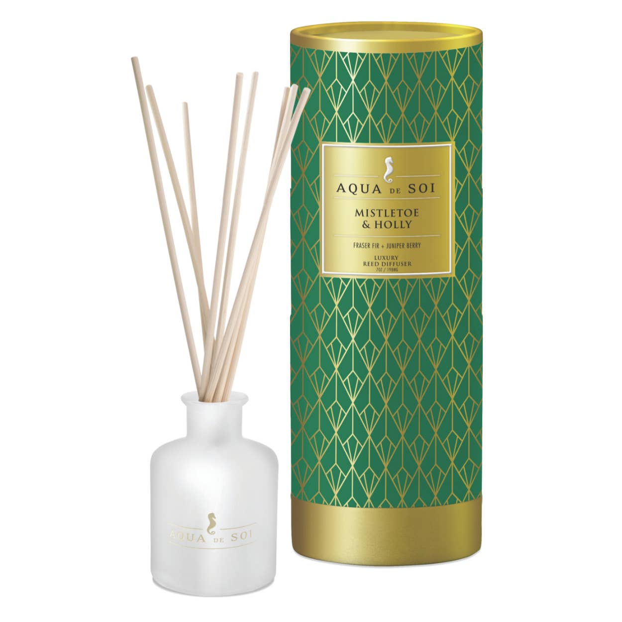 The SOi Company - Wholesale Reed Diffuser - Mistletoe & Holly 7oz Holiday Reed Diffuser