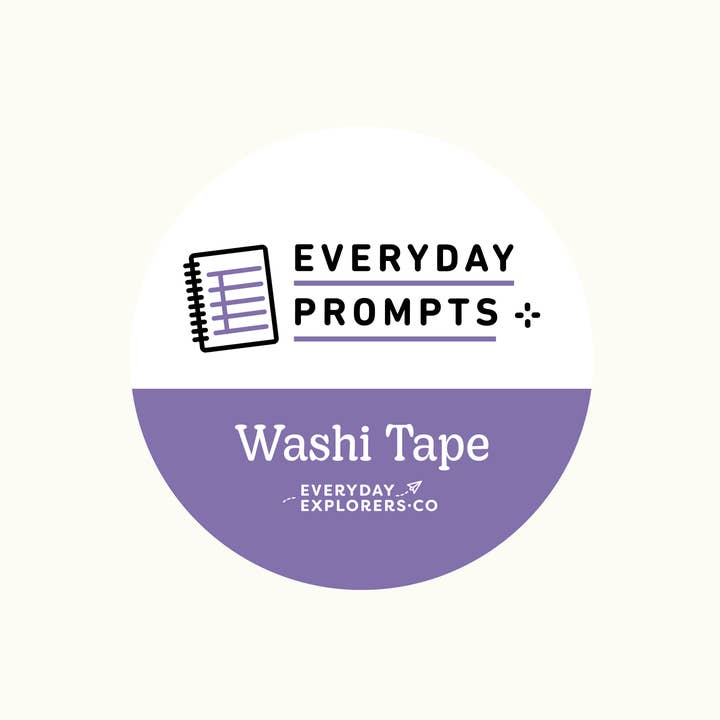 Everyday Prompts - 15mm Washi Tape for wholesale by Everyday Explorers Co.