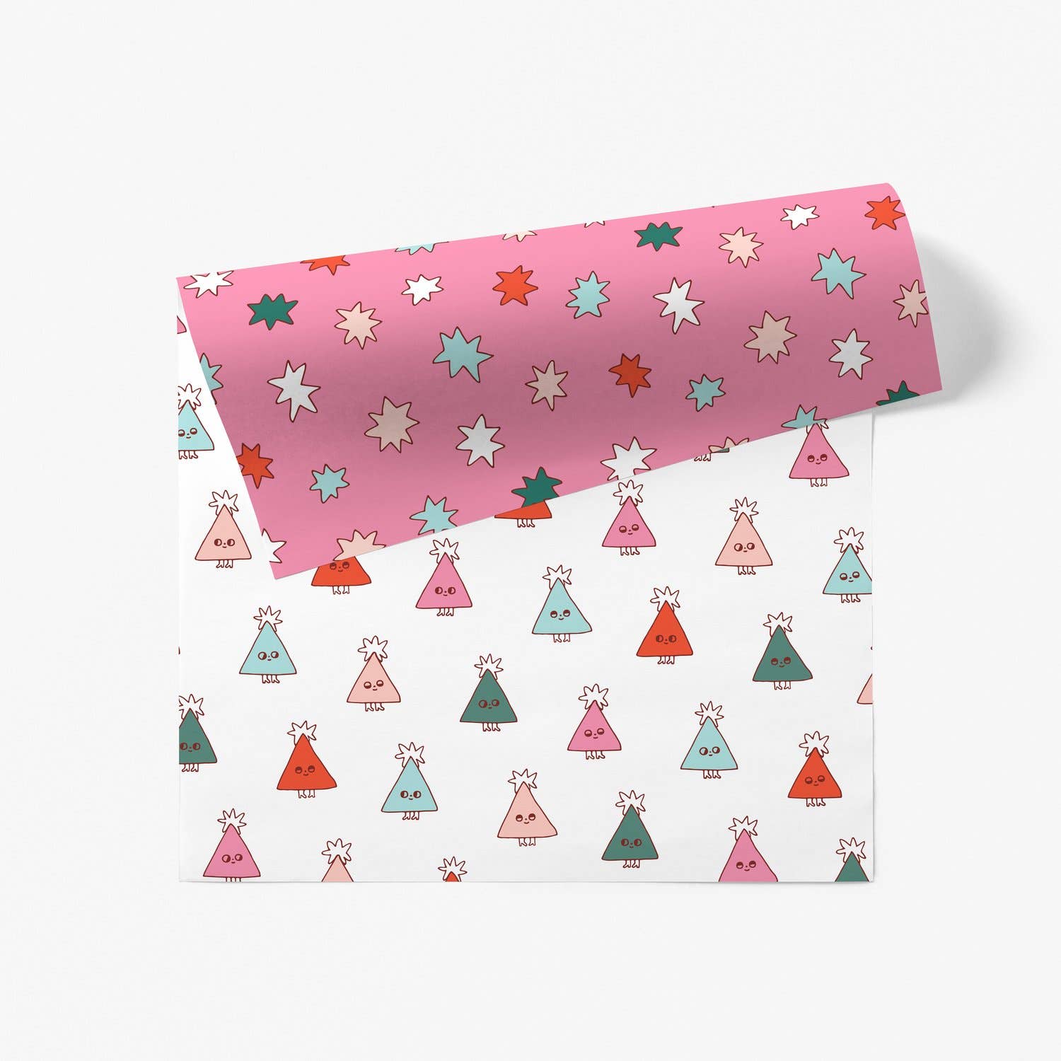 March Party Goods - Wholesale Flat Wrap - Little Trees Wrap - Suzy Ultman Collection
