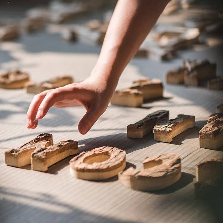 Rustic Reach - Wholesale Decorative Tabletop Object - Wooden Alphabet Letter