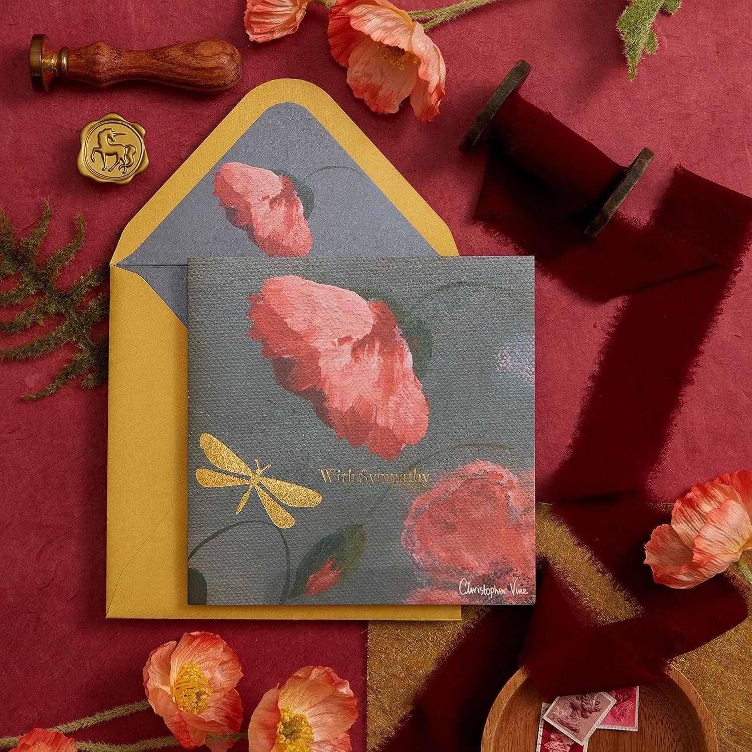 NIQUEA.D - Wholesale Sympathy Card - Pink Blossom Sympathy Card5