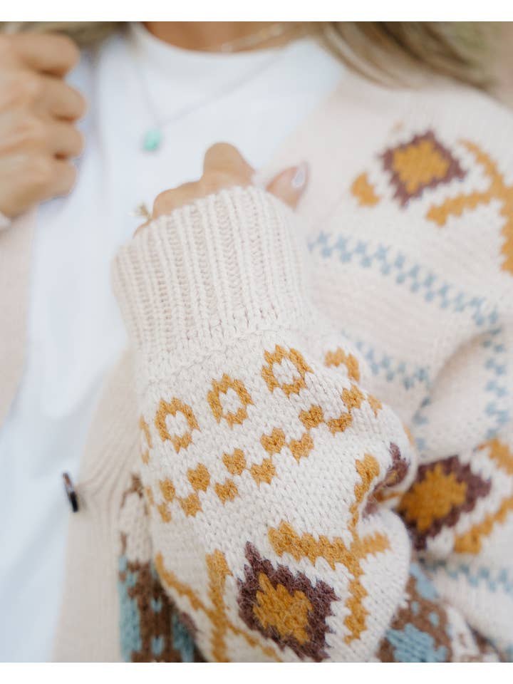 Kaki Cardigan à col en V avec boutons Lone Star en vente sur Faire2