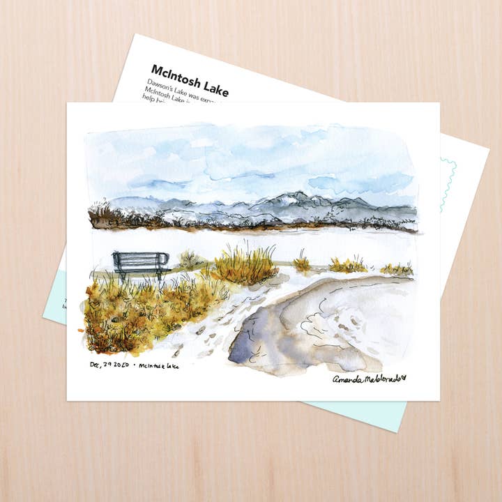 McIntosh Lake Kunst for engroshandel hos Coy Ink Studio