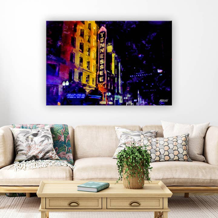 Art Canvases, Knoxville TN, Gay Street for wholesale by G.O.A.T House of Creative