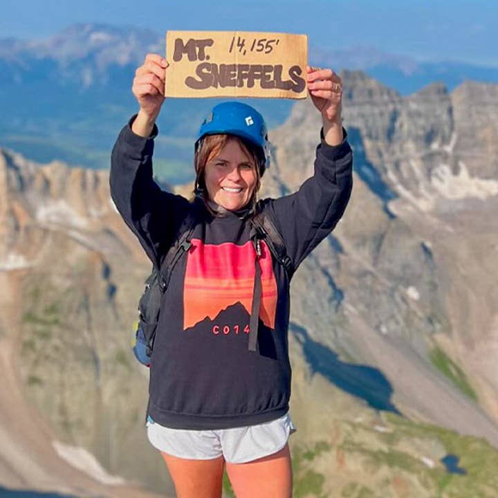 Colorado 14er Sunset Sweatshirt for wholesale by Hinterland Outdoors