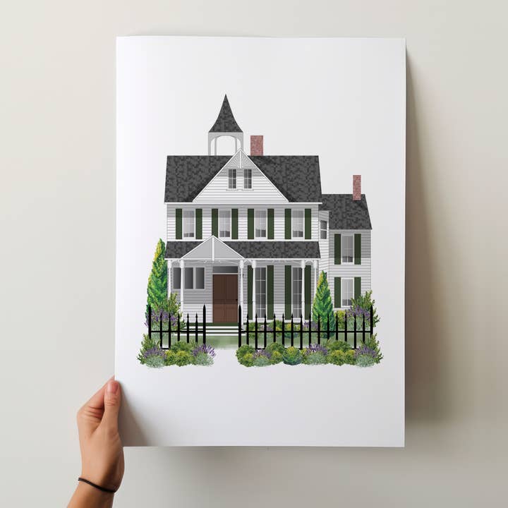 Inspiré par la fiction - Winnie Foster's House pour la vente par Fox Burrow Designs