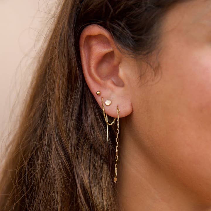 Token Jewelry - Wholesale Stud/Post Earrings - Moonstone Studs3