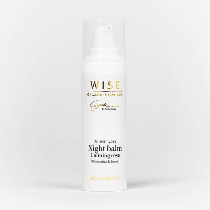 Night Balm Calming rose for wholesale by WISE ORGANIC SKINCARE