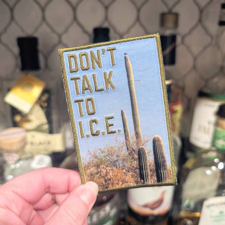 Cunning Linguist Co. - Wholesale Patch - Don't Talk To I.C.E. iron-on patch