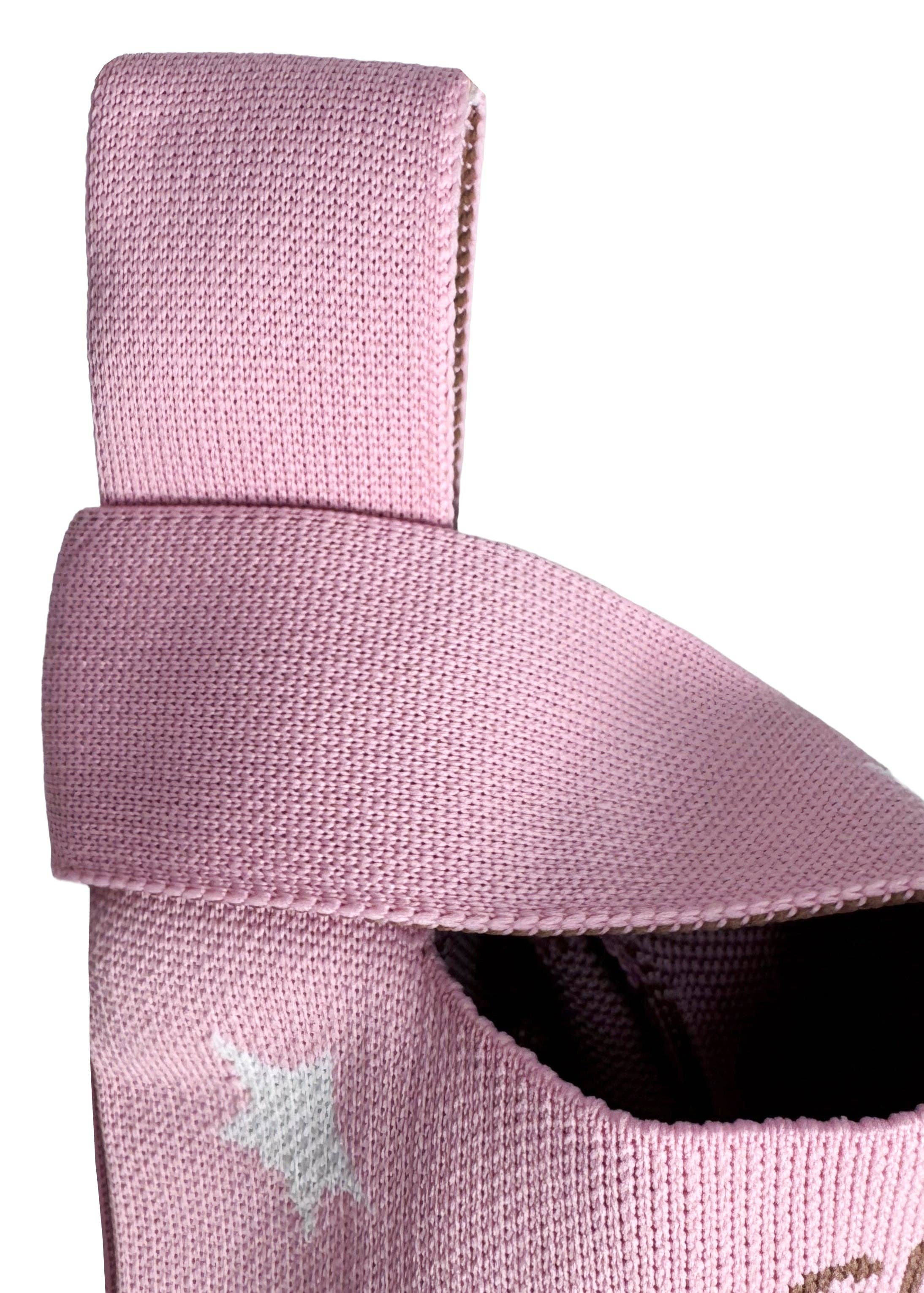 LASR – Großhandel Tragetasche – Damen – Erdnüsse Snoopy liebt Eiscreme gestrickte Baggu rosa Mini-Tasche5