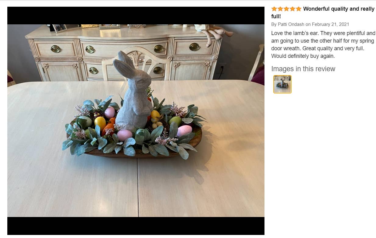 Angel Isabella - Venta al por mayor Plantas artificiales - Oreja de cordero artificial realista flocada de 14»7