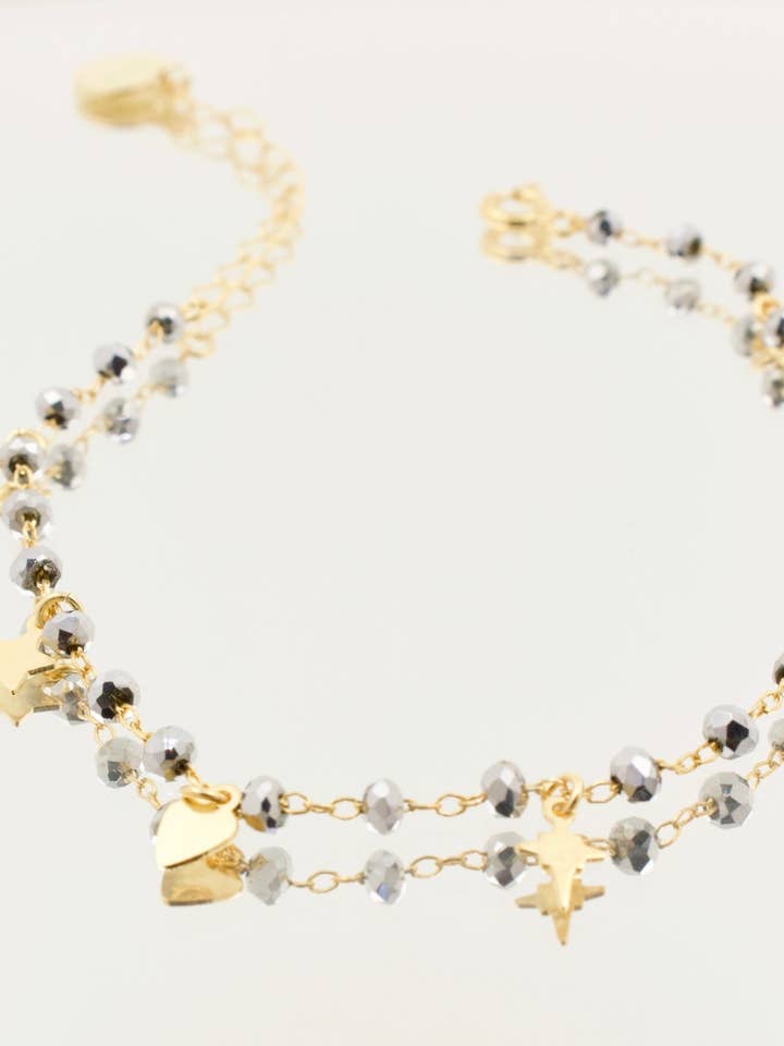 La Charmeuse - Pulseira Temperada em Ouro Amarelo por atacado de Glamdust