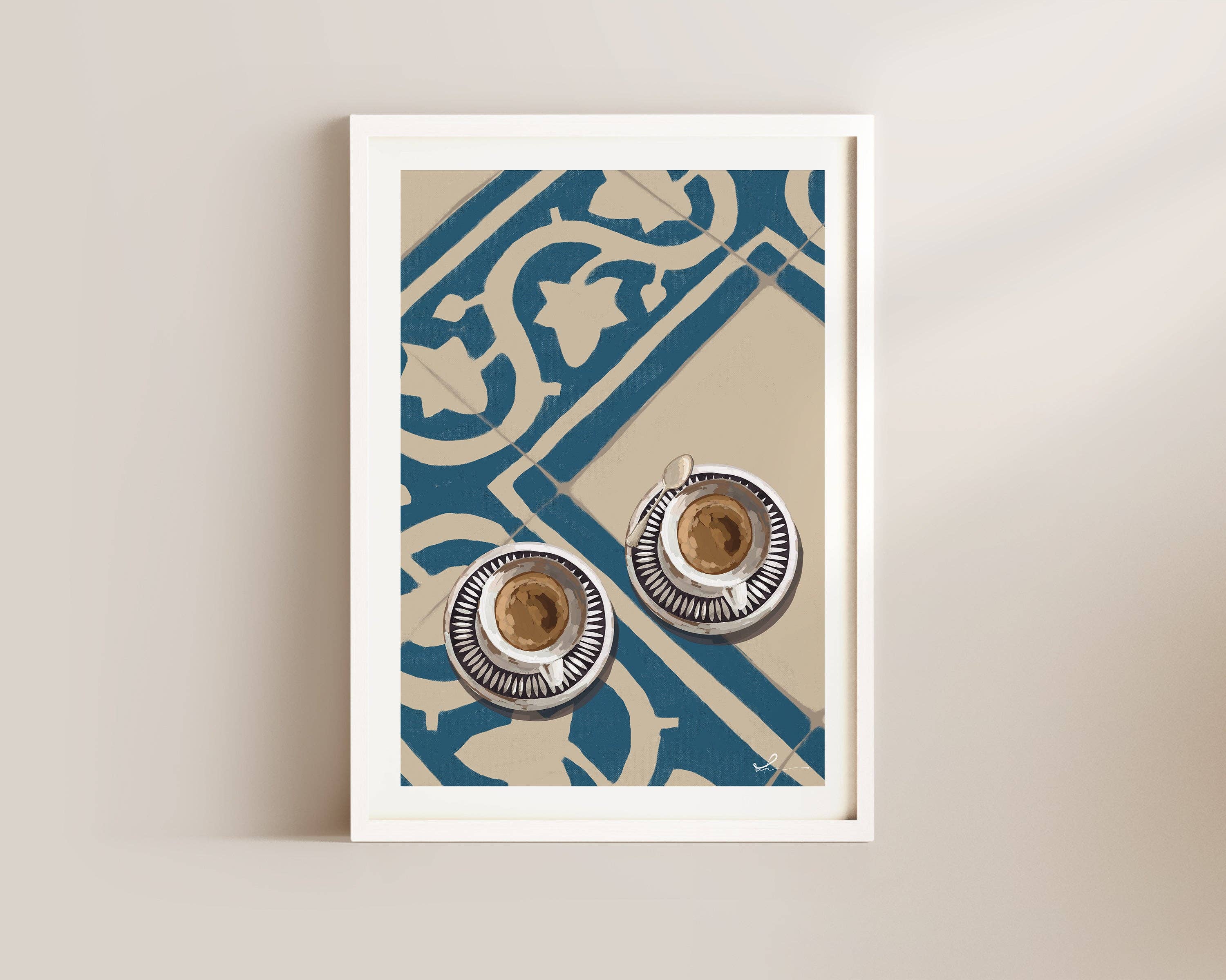 Alluvion – wholesale Art print – Two Cups Of Coffee Wall Art Print3