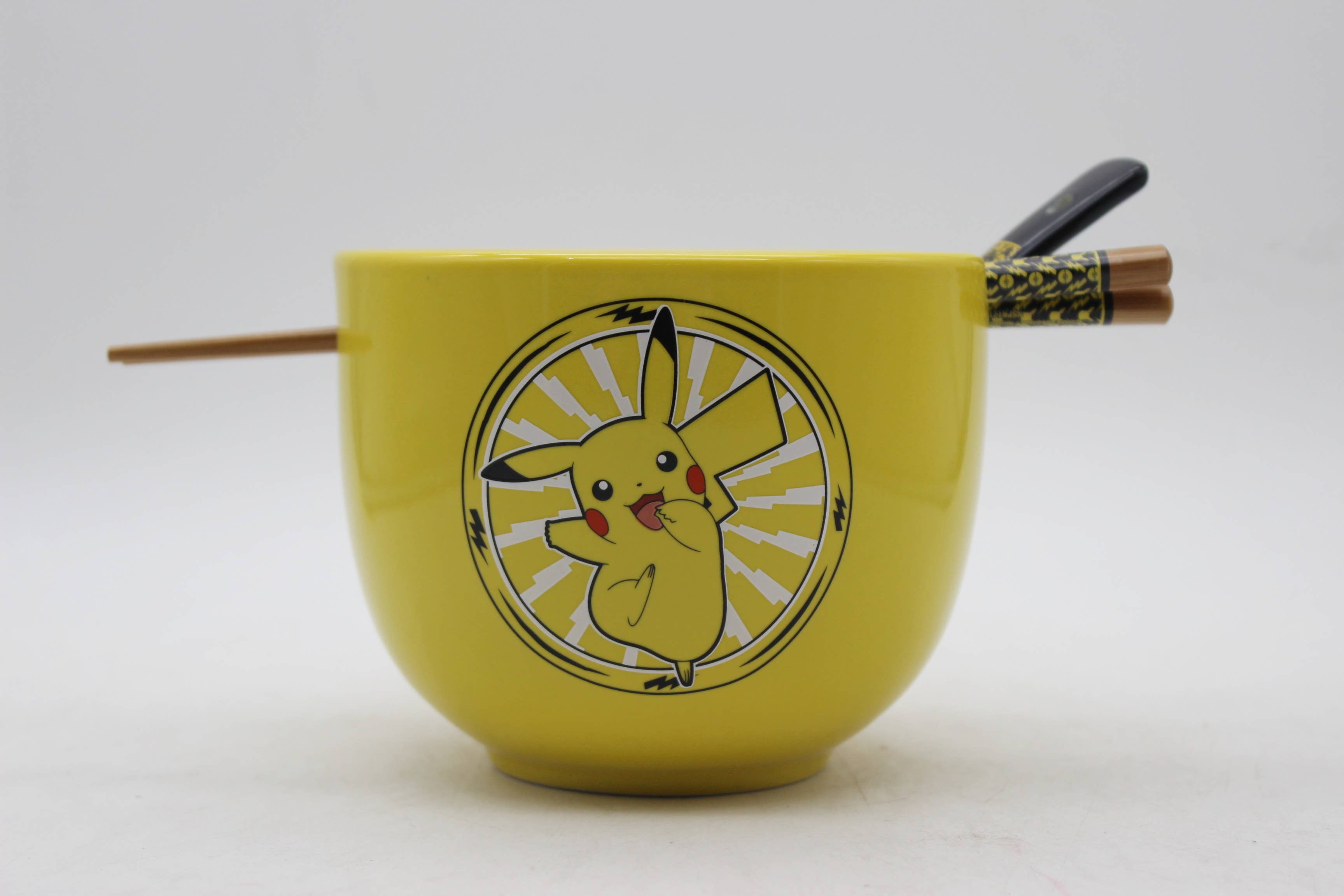 Silver Buffalo - Vente Bol - Bol à ramen Pokémon 20oz avec baguettes et cuillère5