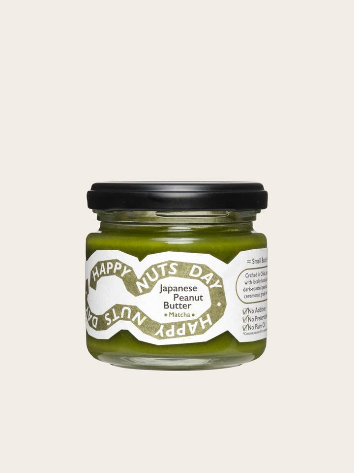 Matcha Peanut Butter 3.9oz for wholesale by HAPPY NUTS DAY_Japan