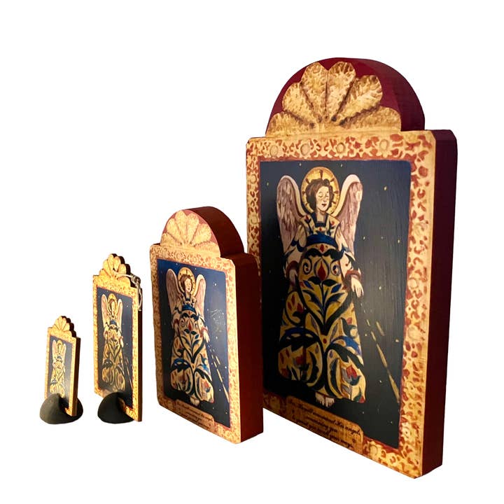 Lynn Garlick Retablos - Wholesale Painting/Drawing - Guardian Angel - Protection and Guidance2