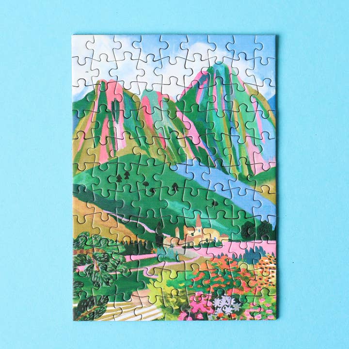 Piecely Puzzles - Wholesale Puzzle - Adult - The Dolomites mini puzzle, 99 pieces2