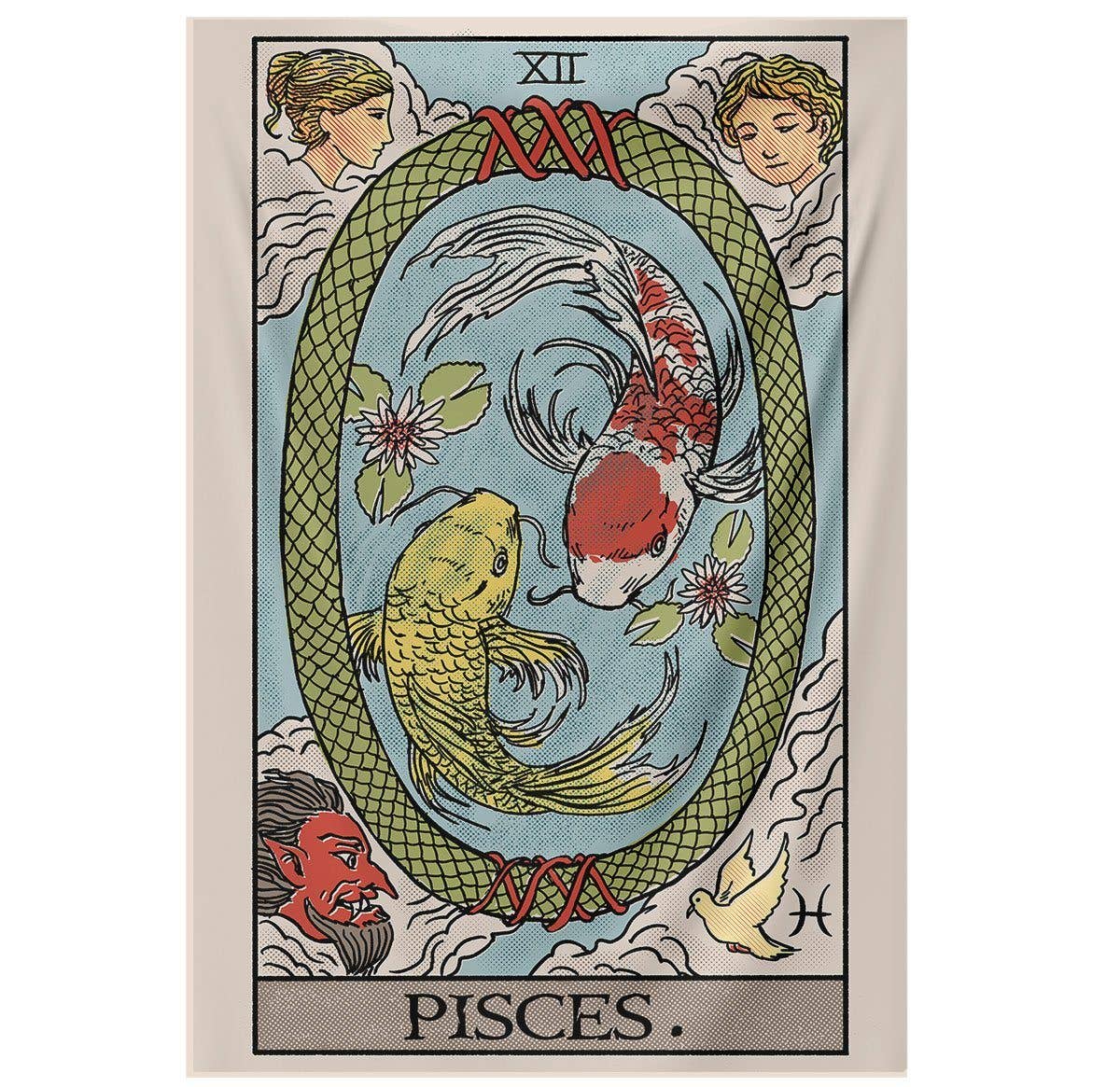 Nirvana Threads - Venta al por mayor Tapices/telas - Tapiz Tarot Piscis0