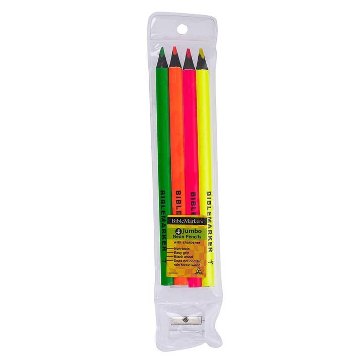 Highlighter Pencil Set Jumbo for wholesale by Christian Art Gifts
