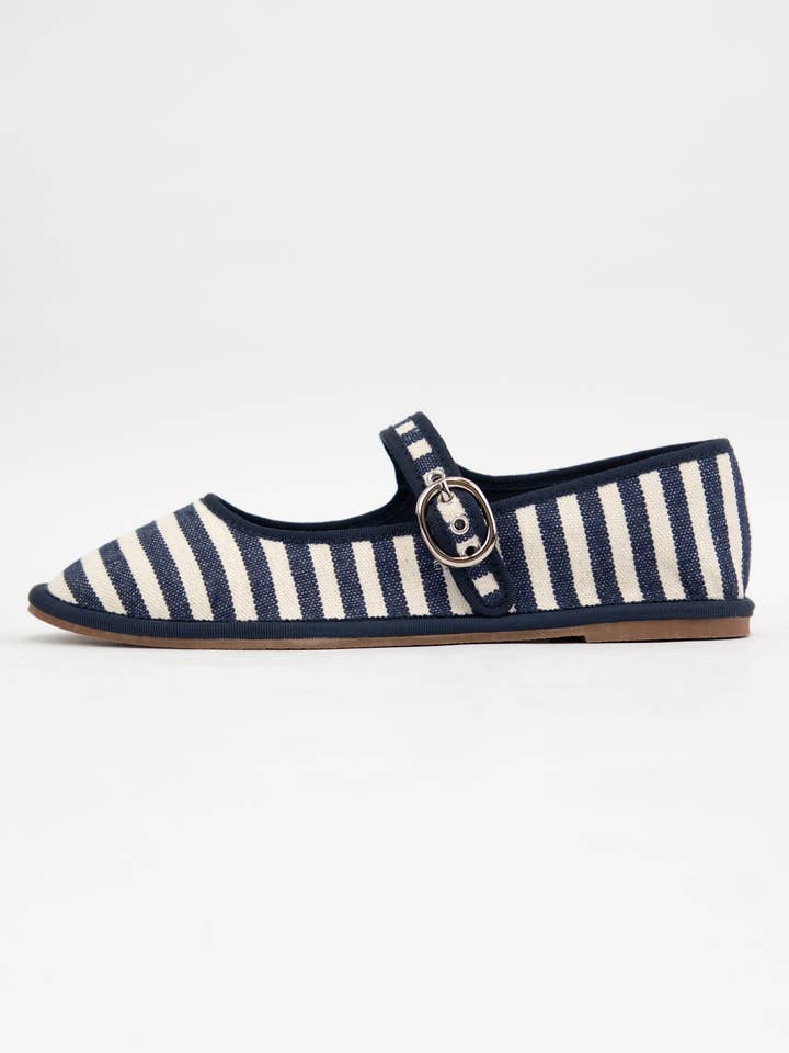 CCOCCI - Vendita all'ingrosso Ballerine - Donna - Ballerine Mary Jane in cotone con punta tonda FLETA