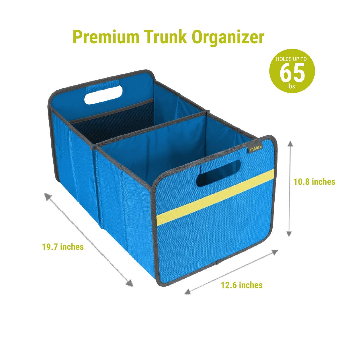 meori Inc – Engroshandel Opbevaringskurv – Opbevaring Bin & Trunk Organizer Ripstop 2-rum4