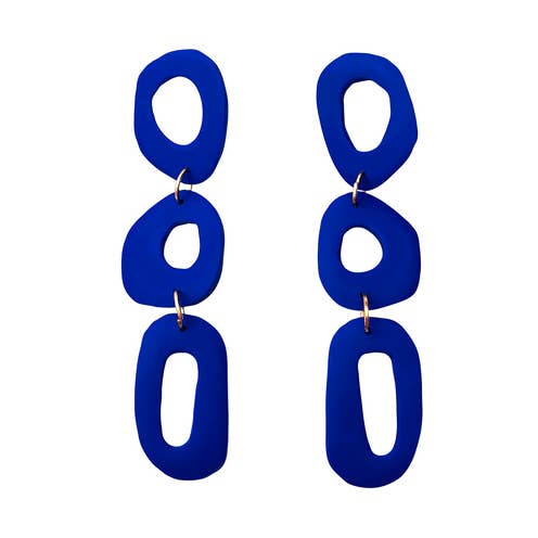 Polyxo Earring - Cobalt for wholesale by Studio Eris