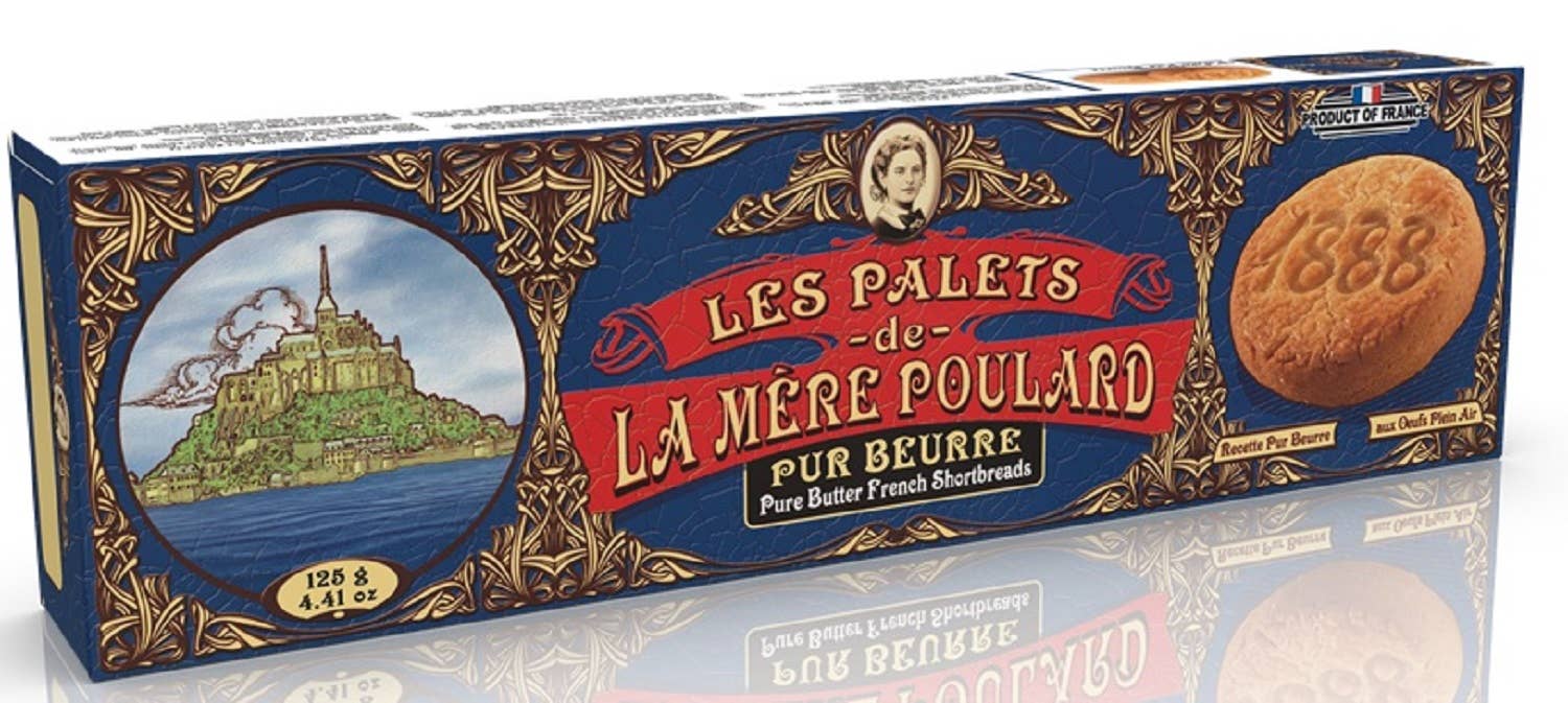 Biscuiterie La Mère Poulard - Wholesale Cookie - 125g pallet collector case