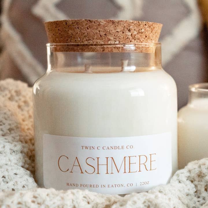 Cashmere for wholesale by Twin C Candle Co.