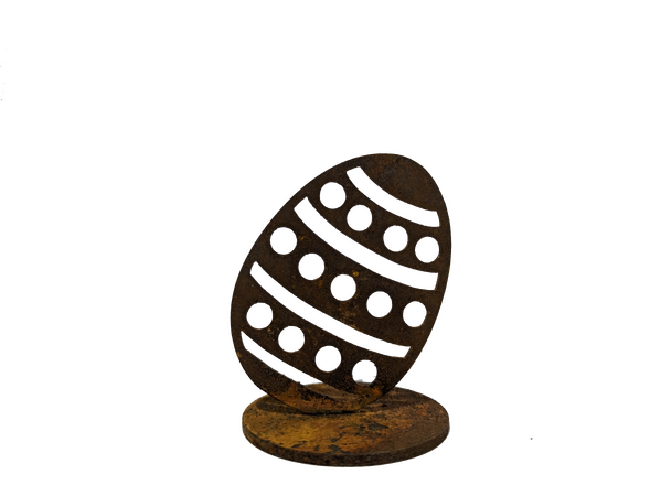 Overwrought - Wholesale Decorative tabletop object - Easter Egg Striped0