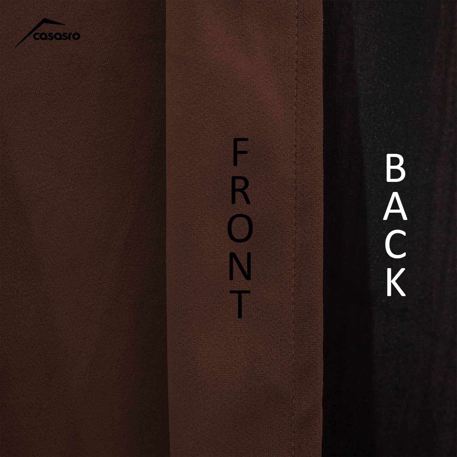 CASASRO – wholesale Curtain – CASASRO® Blackout Velvet Curtains | 7 Colour Options | 2 Panels 54” W x 95” D | Luxury Velvet Drapes | Height  Adjustable with Header Tape and Rod/Clip Attachable Top Pencil Pleat | 29