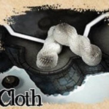 Painted Plastic 10-pack Resource Tokens: Cloth for wholesale by Mayday Games