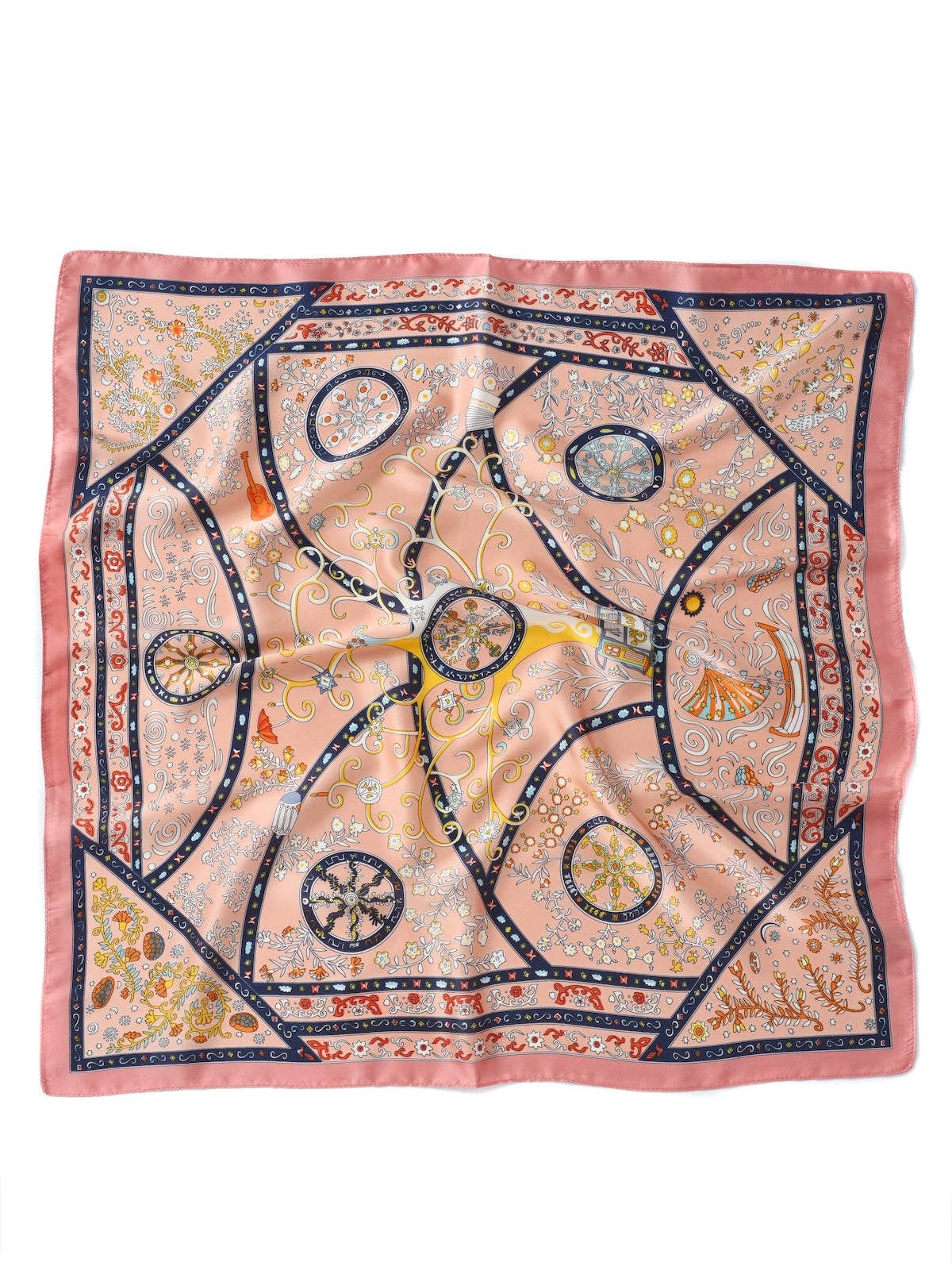 Funkyrel® Atzbranding Limited – wholesale Scarf – Women's – Scarvii - Vintage Pattern Square Scarf14