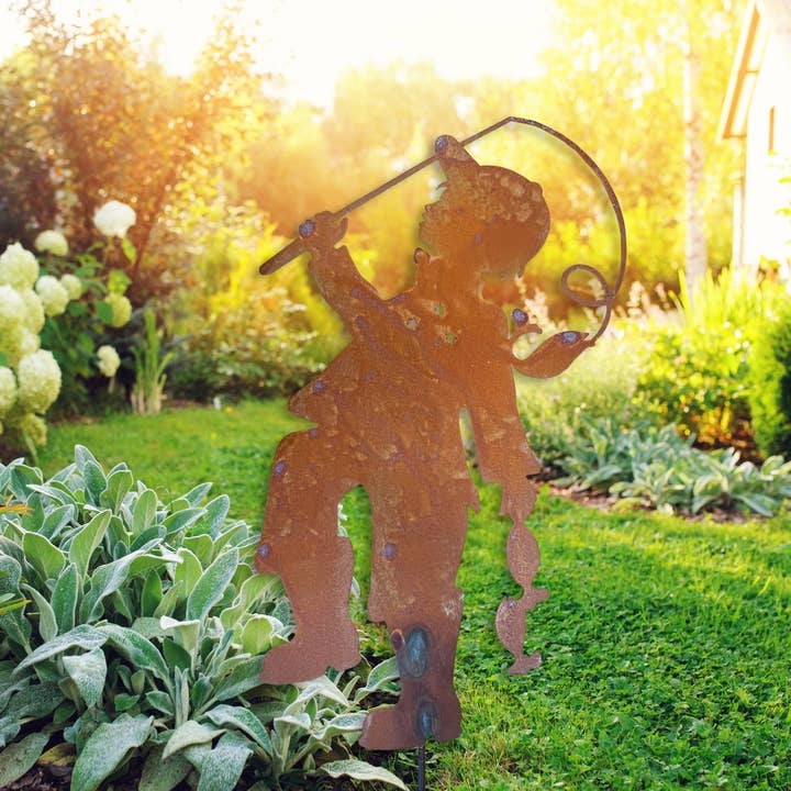 Good Catch Garden Stake 17" for wholesale by Songs of Joy