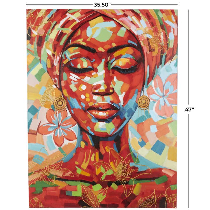 UMA Home Decor - Wholesale Wall Art Set - Eclectic Multi Colored Canvas Wall Art