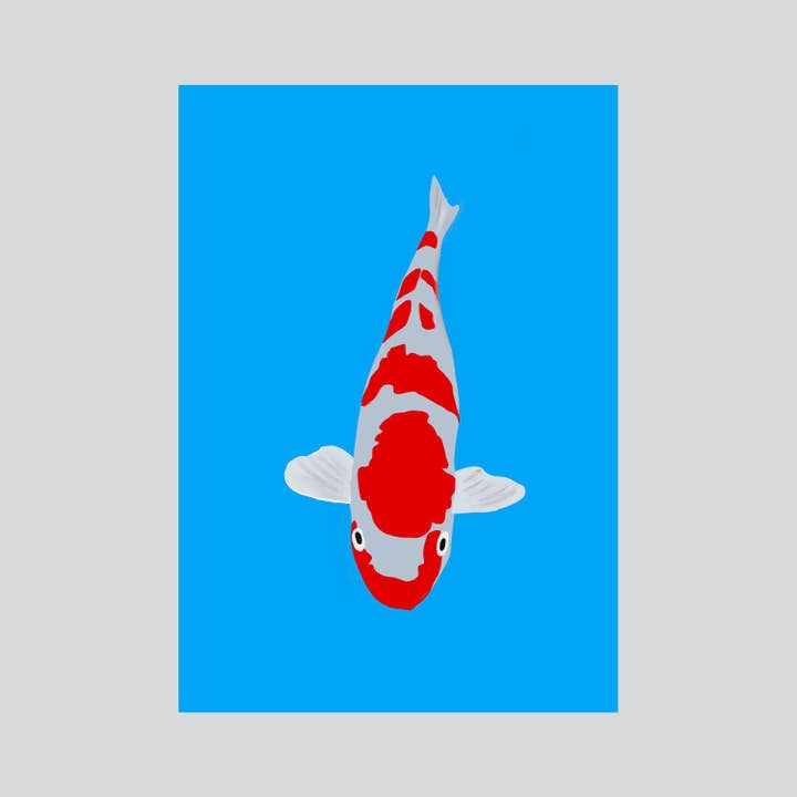 STUDIO TODD – wholesale Everyday greeting card – Koi Mini Card1