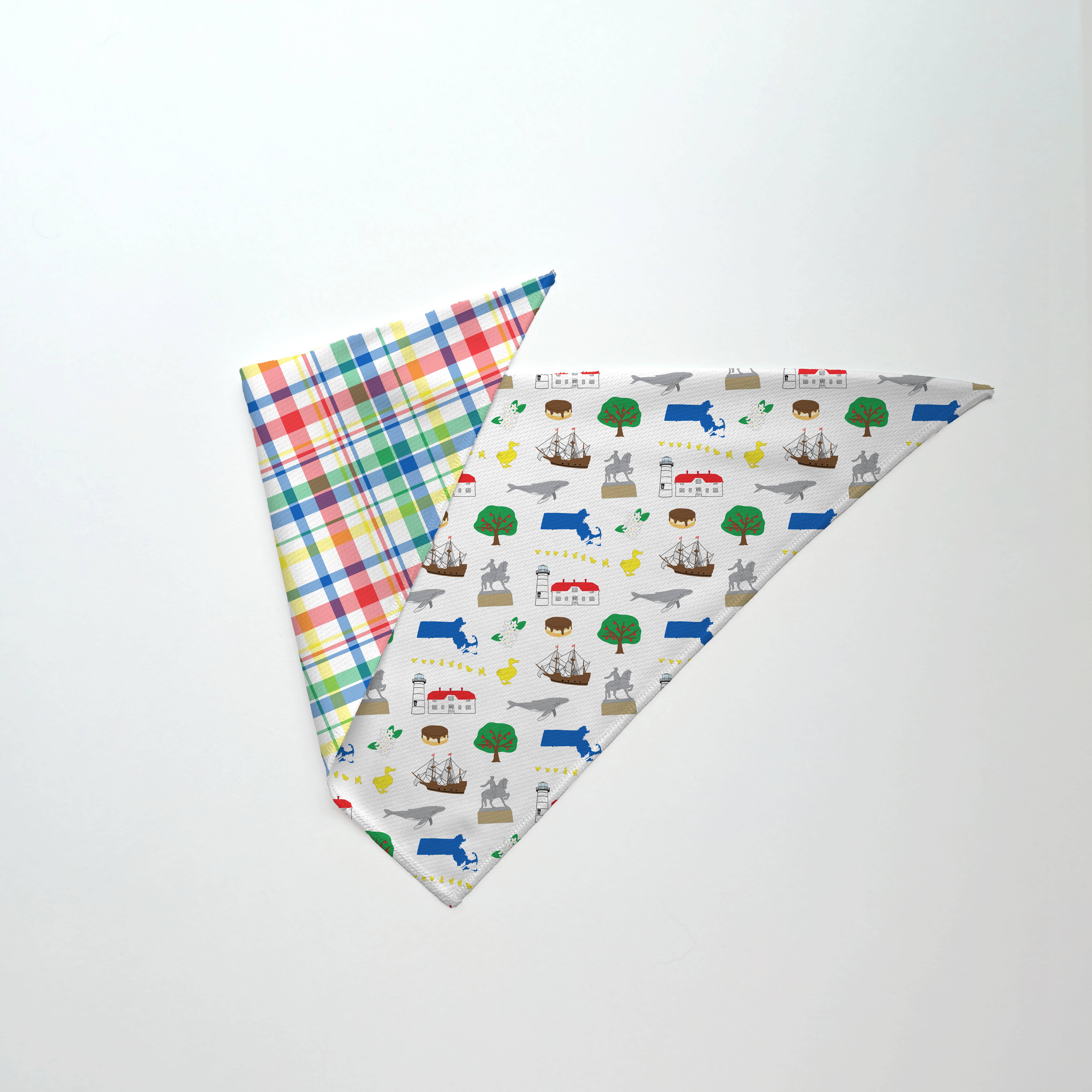 Boop Snoot Studio - Wholesale Pet Bandana - Dog - Massachusetts Dog Bandana
