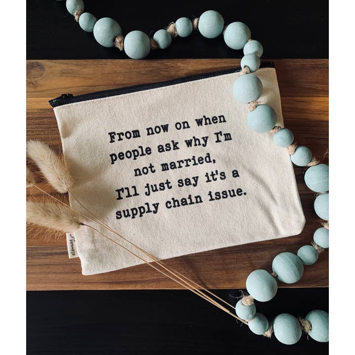 ellembee gift - Wholesale Pouch - Women's - From now on when people ask why I'm not married zipper pouch1