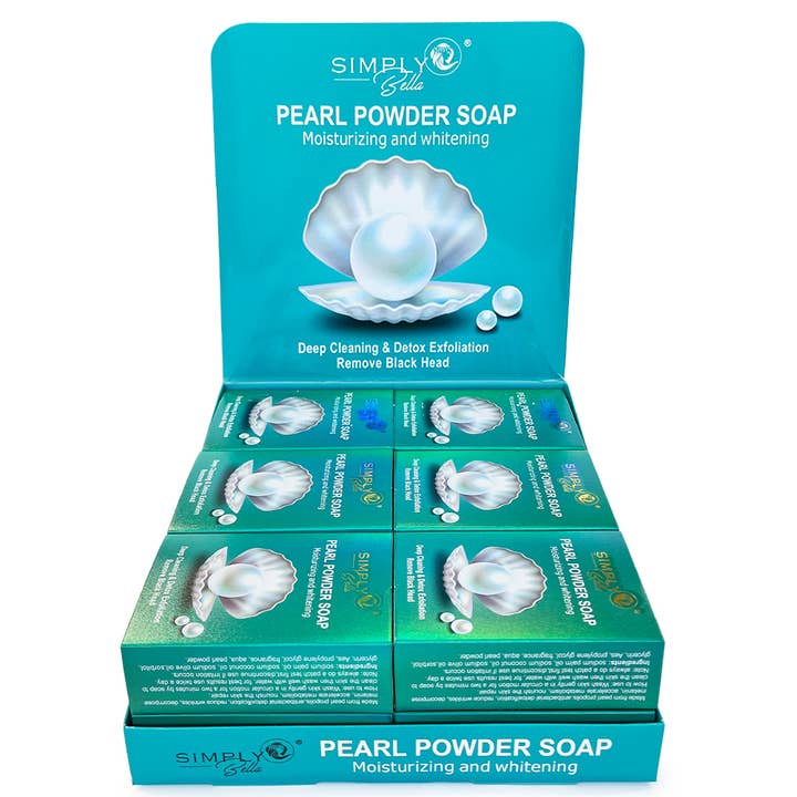PEARL POWDER DEEP CLEANING 100% NATURAL SOAP for wholesale by My Wholesale Fashion