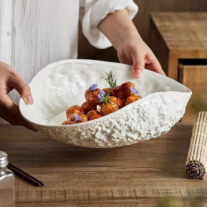 Elegant Ceramic Shell-Shaped Serving Dish and other Purchase Wholesale scallop bowl. Free Returns & Net 60 Terms on Faire trending on Faire.