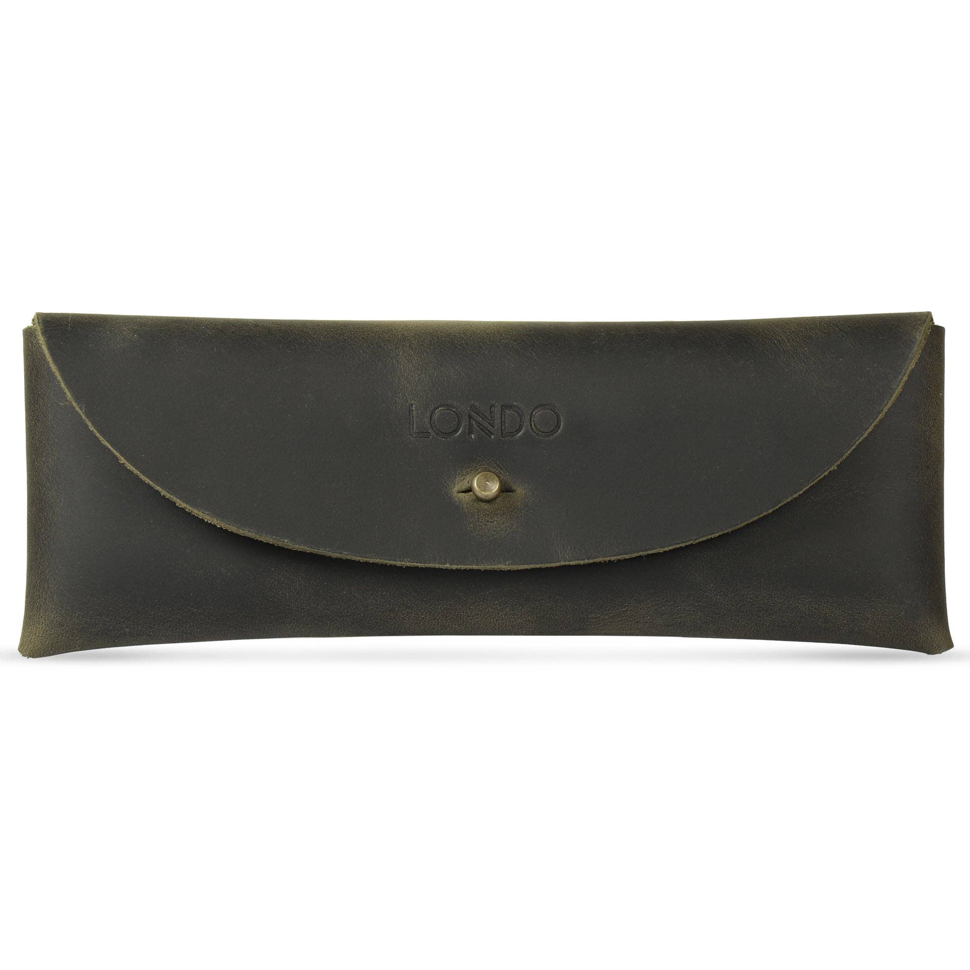 Londo – wholesale Pen & pencil holder – Londo Top Grain Leather Pen Case with Metal Snap Fastener, Pencil Pouch Stationery Bag25