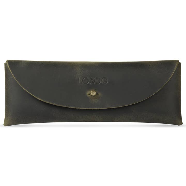 Londo – wholesale Pen & pencil holder – Londo Top Grain Leather Pen Case with Metal Snap Fastener, Pencil Pouch Stationery Bag25