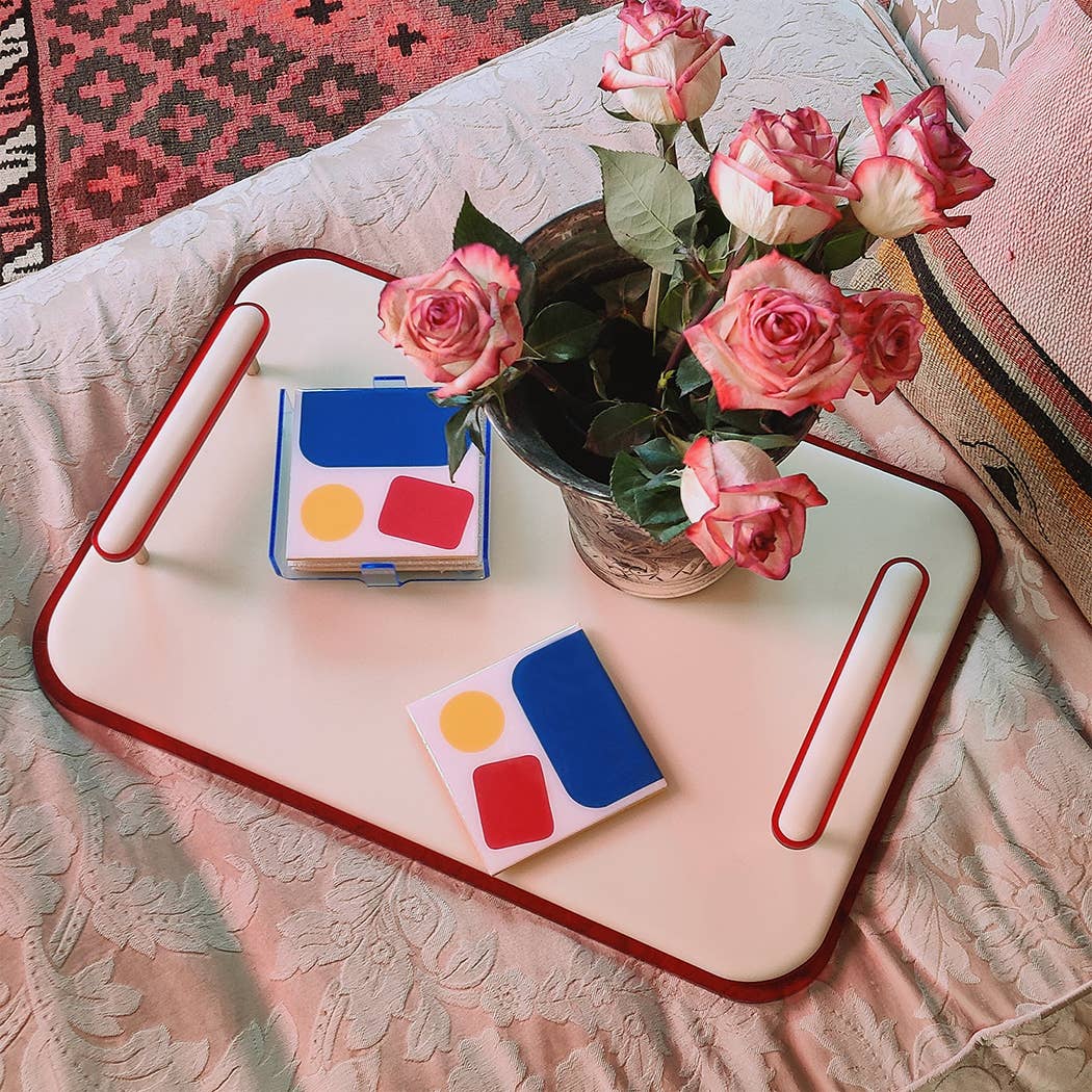 204 Haus Crafters – wholesale Decorative tray – Jetson Red Tray4