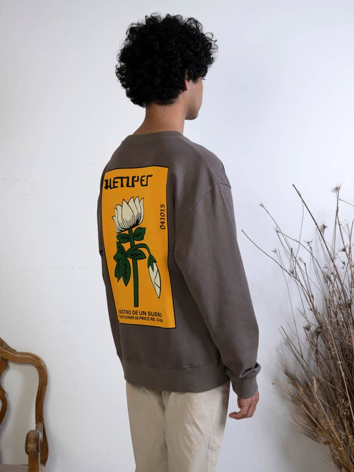 Hemper - Venta al por mayor Sudadera estampada - Mujer - Sudadera El Rastro de un Sueño Marrón