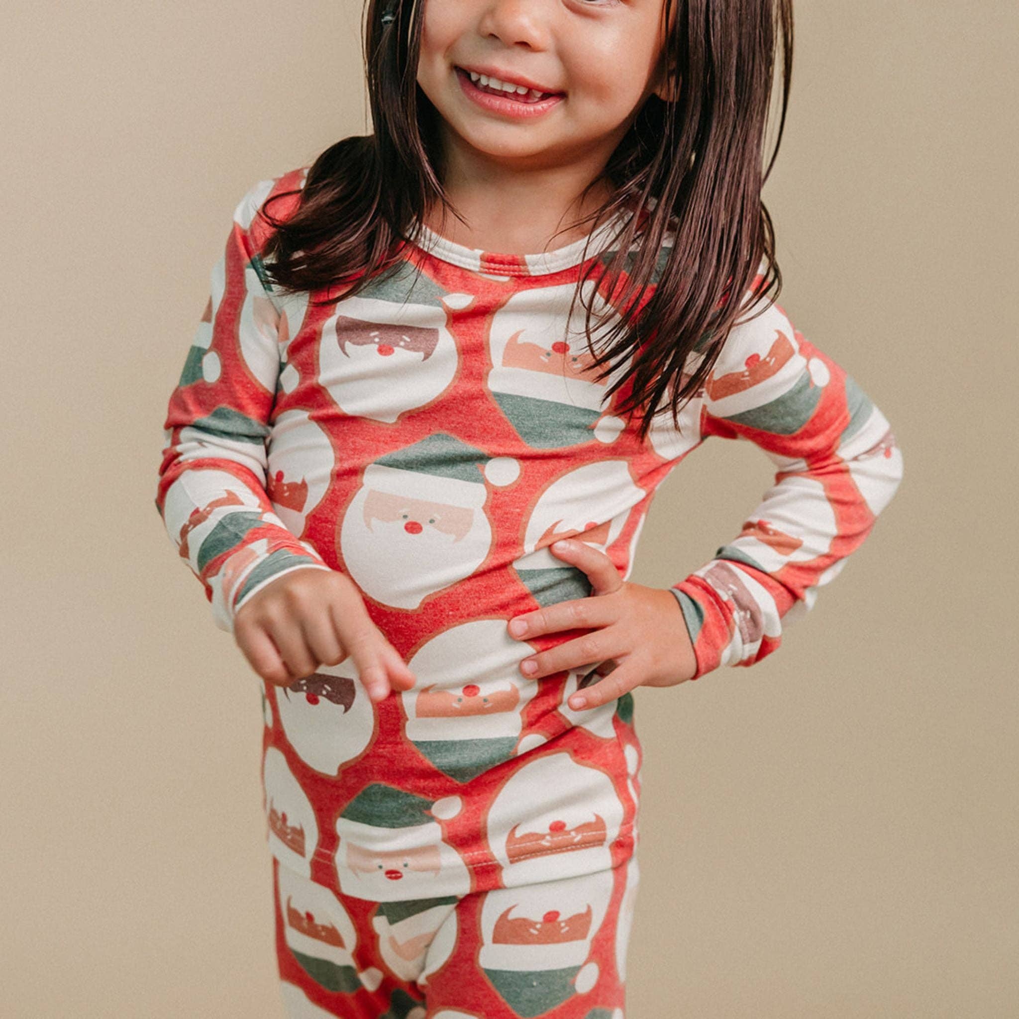 Copper Pearl - Wholesale Sleepwear Set - Kids - 2pc Long Sleeve Pajama Set - Claus5