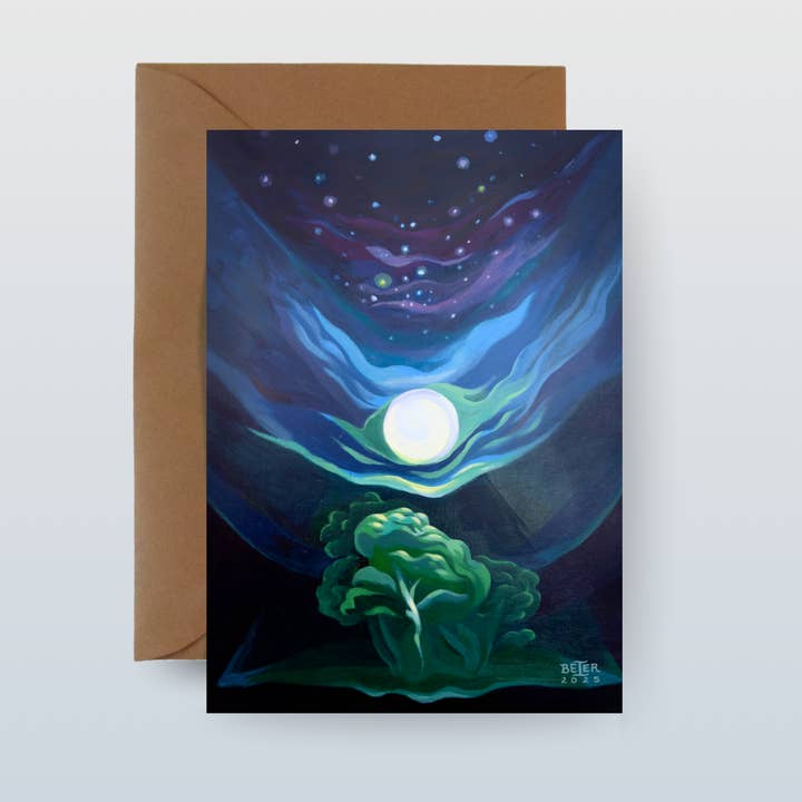 5"x7" Angel Greeting Card with Kraft Envelope for wholesale by Painting the Southwest