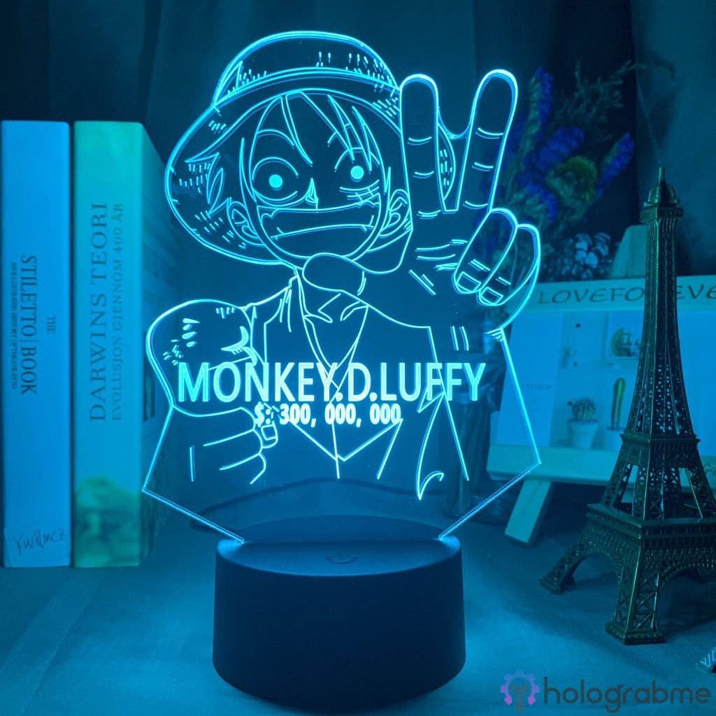 Holograbme - Wholesale Accent/Desk Lamp - One Piece Lamp Monkey D. Luffy Prime3
