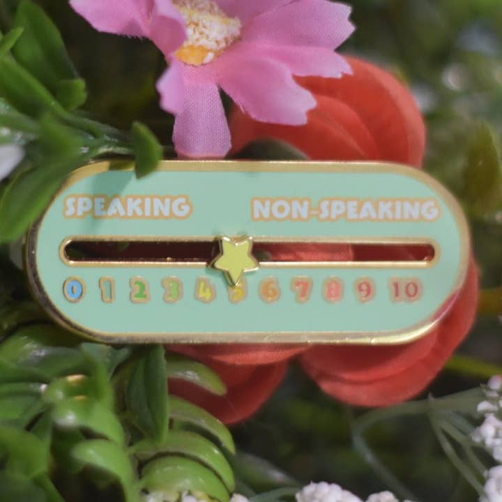 Sliding Non-Speaking Pin for wholesale by Bibipins